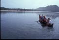 2003 Heritage Expedition Tony Johnson's (Chinook) canoe taking people to S. shore