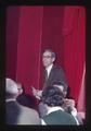 Larry Boersma speaking at meeting, Oregon State University, Corvallis, Oregon, 1976
