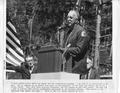 Chief of US Forest Service, Ed Cliff speaking