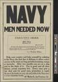 Navy Men Needed Now, 1917 [of009] [017a] (recto)
