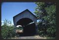 Sequence of slides showing interior and exterior of Antelope Creek Bridge--now abandoned and not in use
