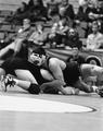 Chad Renner puts his opponent in a head lock