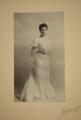 Photograph of a woman wearing a wedding dress from 1903