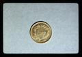 Reverse of counterfeit three dollar United States gold coin, 1981