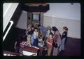 Roosevelt grade school kids looking at exhibit, Oregon State University, Corvallis, Oregon, circa 1972