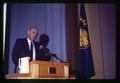 Acting President Roy Young speaking at Pesticide Symposium, Oregon State University, Corvallis, Oregon, August 1969