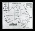 Map of Australia and New Zealand