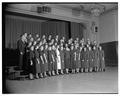 OSC choir, January 1951