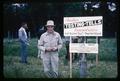 William MaGuire, Murray Dawson, and Frank McKennon at McKennon farm demonstration in Marion County, Oregon, circa 1970