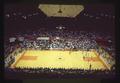 Birdseye view of Oregon State University vs University of Oregon basketball game, Gill Coliseum, Corvallis, Oregon, February 1982