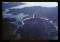 Aerial view of lakes and lava flow, Oregon, June 1970