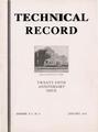 Oregon State Technical Record, January 1934