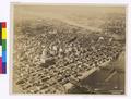 Aerial View of Portland, Business District, River on right (recto)