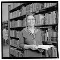 Louise Millirin, OSU librarian, April 1962