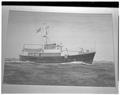 Drawing of OSU's oceanographic research vessel, Acona, Spring 1961