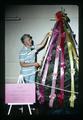 May Tree in Trees for all Seasons display and Norma Ramsay, Oregon State University, Corvallis, Oregon, August 1972