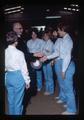 Senator Wayne Morse greeting people, Oregon, 1968