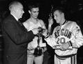 1939 basketball trophy presentation