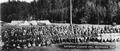 Group photograph of the Veteran CCC Camp at Wolfcreek, Oregon