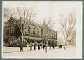 College library in the snow