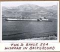 Tug & Barge 504 - Wishram, Wa. in backgroundColumbia Snake River Towing Co.