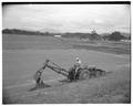 Digging footings for Parker Stadium, June 1953