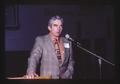 Allan Pinkerton speaking at Oregon Wheat Growers League, Moro, Oregon, 1976