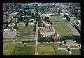 Aerial view of western portion of Oregon State University campus, Corvallis, Oregon, May 1961