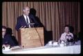 President Roy Young speaking at Oregon State University Alumni Reunion, Corvallis, Oregon, circa 1969