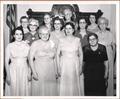 Women of the Masonic Lodge - Jan. 1957; Names on file