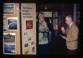 Ralph Bogart and another at Agriculture exhibition, Oregon State University, Corvallis, Oregon, circa 1972