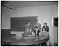State high school principals interviewing graduates of their schools, February 1953