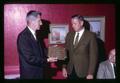 Frank Adams and Alfred Roberts at Oregon School Employees Association meeting, Oregon State University, Corvallis, Oregon, May 1970