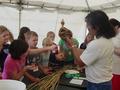 Tsilla River Festival making Tulle Reed Duck decoys