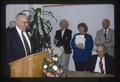 Walther Ott speaking at College of Agriculture event, Oregon State University, Corvallis, Oregon, June 19, 1995.