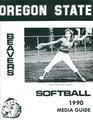1990 Oregon State University Women's Softball Media Guide