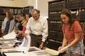 Giustina Foundation Donors Visit Special Collections and University Archives (16 of 25)