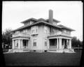 Haller House, Portland. Wood building with pillared front and back porches.