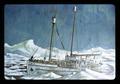 Canadian Mounted Police icebreaker painting, circa 1970