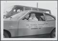 Oregon Governor Vic Atiyeh in OSU’s experimental alcohol fuel car