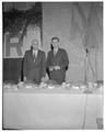 Forestry Dean W.F. McCulloch and Oregon Governor Mark Hatfield at the Forestry Centennial Conference and Ferhopper's Banquet