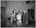 Guests at a president's reception in the Memorial Union