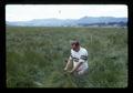 Don Hector in Manhattan ryegrass field, near Granger, Oregon, June 1972