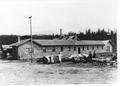 View shows the mess hall at Manary Logging Co.'s Camp 1 in 1923