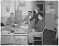 Dr. Clara Simerville, foreign student counselor, and students, May 1960