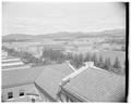 Aerial view of Sackett Hall, June 1948