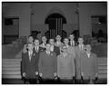 New members of Blue Key, May 11, 1953