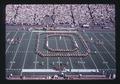 Oregon State University Marching Band in "O formation," Parker Stadium, Corvallis, Oregon, 1974