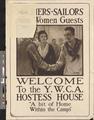 Welcome to the Y.W.C.A. Hostess House (with correspondence attached), 1917 [of014] [021a] (recto)