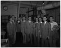 Foreign students tour the Forest Products Laboratory under sponsorship of the ECA (now mutual security administration)